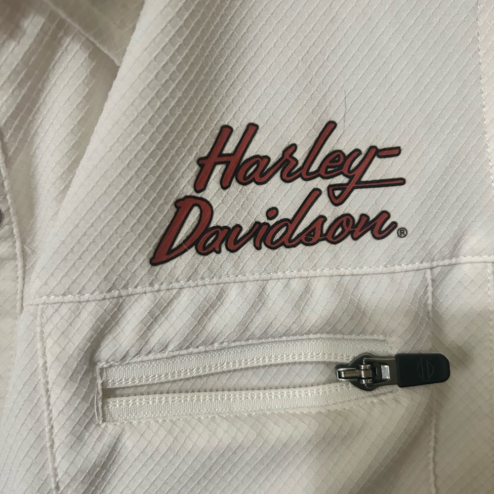 Women’s Harley Davidson button up short sleeve shirt
